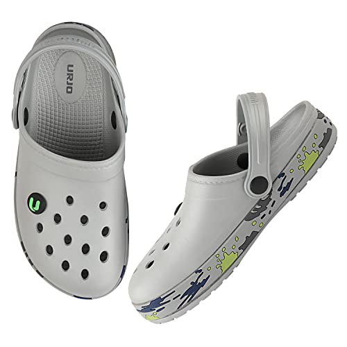 Image of URJO Splash Kid's Clogs /Sandals with Adjustable Back Strap Ultra Soft & Flexibility Anti Skid Comfortable Waterproof Daily Mules Clogs /Sandals Boy's & Girl's