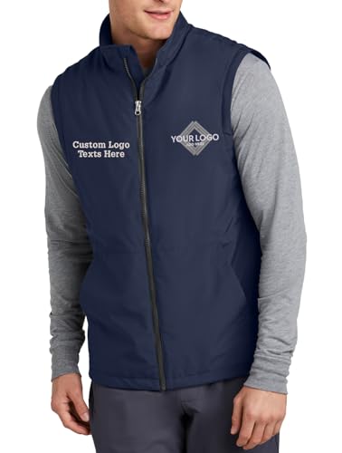 INK STITCH Men Jst57 Custom Embroidery Add Logo Texts Insulated Waterproof Vests2