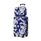 【Matériau ABS+PC 100% Neuf】Fabriqué en matériau 100% neuf en ABS+polycarbonate résistant aux rayures, conserve sa beauté voyage après voyage. Le design résistant aux chocs et aux chocs garantit que vos affaires restent protégées tout au long de votre voyage.