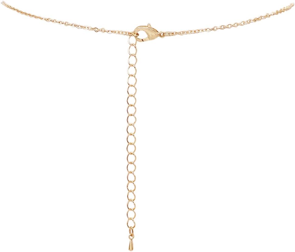 Rosemarie & Jubalee Women's Whimsical Glass Crystal Butterfly Necklace, 15"+3" Extender