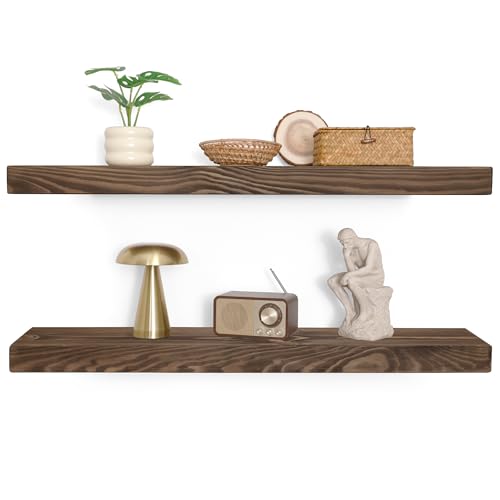 BANFFLOW 36 Inch Rustic Wood Floating Shelves for Wall,8.66 Inch