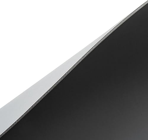 Vista 95 de Mantel individual ovalado de vinilo gris - en relieve - 16 x 12 pulgadas - caja de 6 unidades - Restaurantware