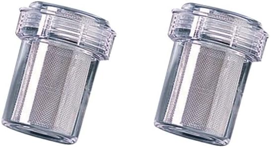 2/Pcs Dental Evacuation Trap Disposable Clear Plastic Canister for Vacstar Disposable Dental Evacuation Suction Trap (2200)