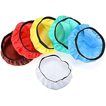 Soonpho 7" 180mm Soft Diffuser Sock for Photography Studio Strobe Reflector Standard ReflectorWhite/Red/Blue/Yellow/Green/Brown