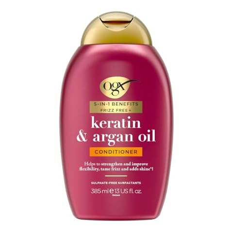 OGX Keratin and Argan Oil Anti-Frizz Conditioner Cover