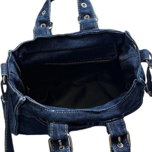 Bolso Tote de mezclilla pequeño para mujer miniatura 5