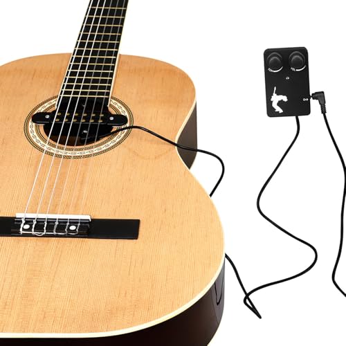 Micro rosace guitare acoustique transducteur trou sonore 6 trous - 6