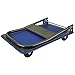 Olympia Tools 85-180 Folding & Rolling Flatbed Cart for Loading, Olive Green with Blue Bumper, 300 Lb. Load Capacity