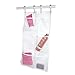 Mesh Hanging Organizer and Bath Caddy with 6-Pocket, Hang on Shower Curtain Rod/Liner Hooks. Mesh Shower Organizer Caddy, Quick Dry. White