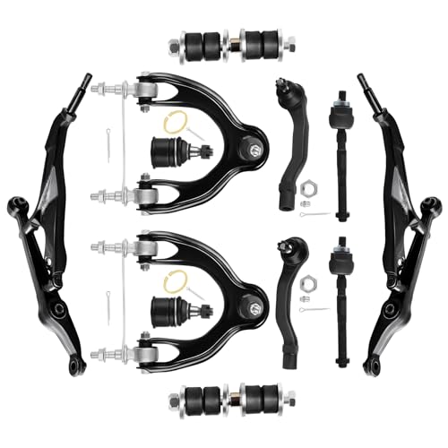 SCITOO Suspension Kit Replacement Fit for Acura Integra 94-01,for Honda Civic 92-95,Civic del Sol 93-97 Front Ball Joint Control Arm Sway Bar End Link Tie Rod End