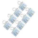 ミニスモール画像ストレージキーホルダーバインダーカード, ホワイト2インチ