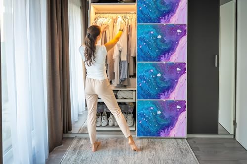Papel Pintado Autoadhesivo Wallfluent Premium vinilo mate tacto suave para puertas 100x50 6
