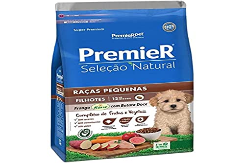 Premier Pet Ração Para Cães Filhotes Raças Pequenas Seleção Natur...