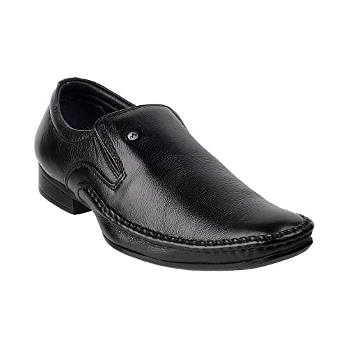 Image of Metro Men's Faux Leather Formal Stylish Moccasin Loafer Shoes