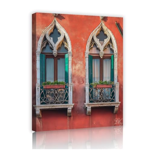 Décoration murale méditerranéenne peinture paysage italien pour salon