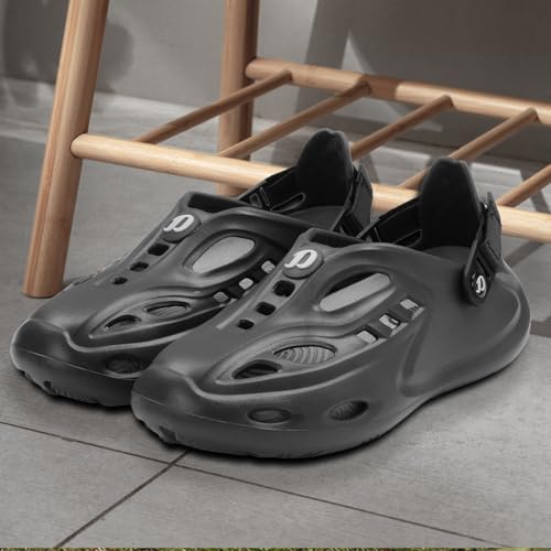 Image of DOCTOR EXTRA SOFT Men's Sports Extra Padding Casual Clogs /Sandals with Adjustable Back Strap for Adult| Comfortable & Lightweight| Stylish & Anti-Skid| Everyday Use Waterproof Mules Gents & Boys D-531