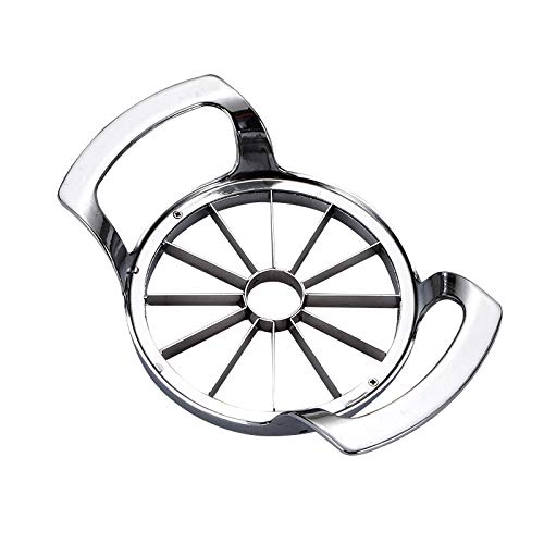 DASFOND Apfelschneider,Apfelteiler mit 12 Klingen und Ergonomischem Griff,Apfelschäler Obstschneider Apfelportionierer Apfelausstecher, ideal für Äpfeln,Birnen,Drachenfrüchten und Anderen Früchten