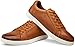 Jousen Men's Fashion Sneakers Casual Dress Shoes for Men Breathable Business Sneaker (AMY870 Yellow Brown 10.5)
