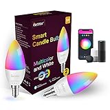 【Timer-Einstellung &Rhythmus Mit Musik】E14 Smart Lampe Stellen Sie Die Lichter So Ein, Dass Sie Morgens Angehen, Und Wachen Sie Mit Einem Sanften Licht Auf. Stellen Sie Die Lichter So Ein, Dass Sie Nachts AllmäHlich Ausgeschaltet Werden, Damit Sie Sich Keine Sorgen üBer Das Einschalten Der Lichter Machen MüSsen.E14 Alexa GlüHbirnen Hat Die Musikrhythmusfunktion. Die Farbe Wird Entsprechend Dem Musikrhythmus GeäNdert. Es Wird Ihre Party Mehr Spaß Machen.