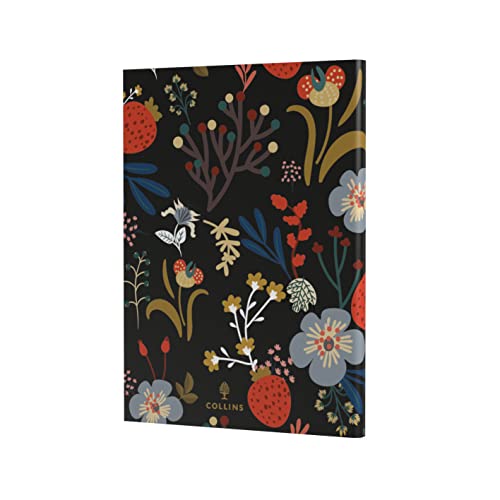 Collins Enchanted 2025 Planner - A5 Week to View Diary - Black - (EN53.99-25) - Hardback Weekly Diary with Floral Design - Image 3