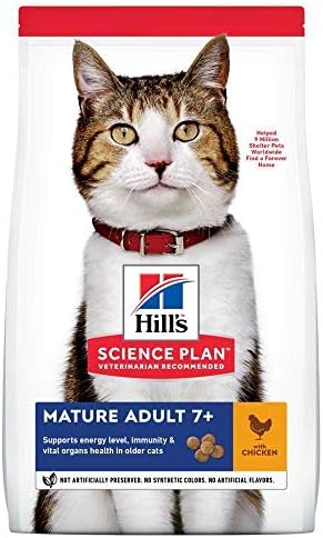 Hills Science Plan Mature Adult 7+ Active Longevity Chicken Cat Food - 3kg