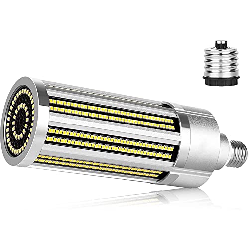 Ampoule LED de maïs Super Brillante de 80 W (équivalent à 800 Watts) E27/E39 Lampe à LED à Grande Base 4000K, Blanc Naturel, 9600 lumens pour Un éclairage de Grande Surface à Grande Hauteur - Usine Cover