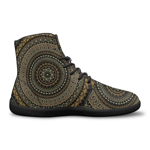 Image of Binienty Zero Drop Sole Barefoot Men's Women's PU Leather Flat Minimalist Barefoot Sneakers Athletic Shoes Waterproof