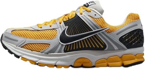 Nike Zoom Vomero 5 Mens (FB9149-002, Photon Dust/University Gold/Laser Orange/Black) Size 9.5