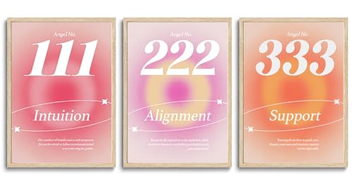Toile aura d'ange encadrée bois de chêne pour créer un coin méditation apaisant