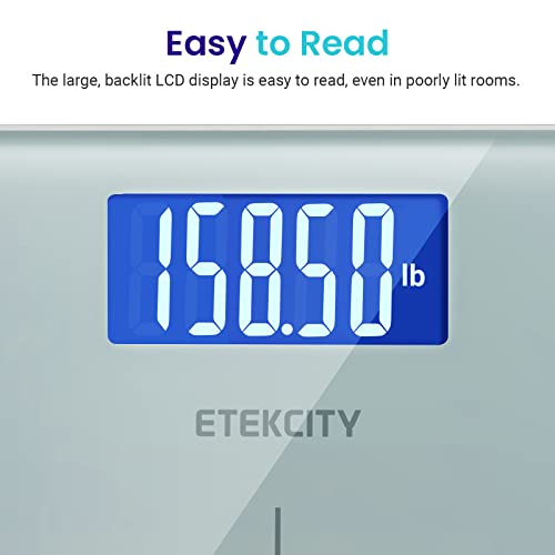 Image of Etekcity Digital Body Weight Bathroom Scale with Step-On Technology, 400 Lb, White (Pack of 2)