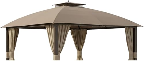 Miniatura 15 de Garden Winds Cubierta superior reforzada RipLock 350 de repuesto compatible con modelos de cenador Broyhill Eagle Brooke Ashford de 10 x 12 pies