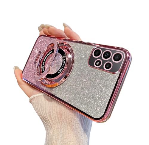 Coque pailletée Galaxy A32 5G à support béquille pour vos soirées et vidéos