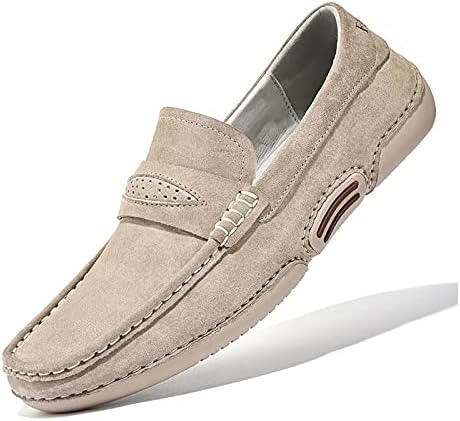 Suede Leather Men Casual Shoes Flats 