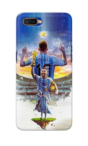 Image of Printed Hard Back Cover for Oppo K1 Back Cover (Famous Football Player -J2) -190724(EA)