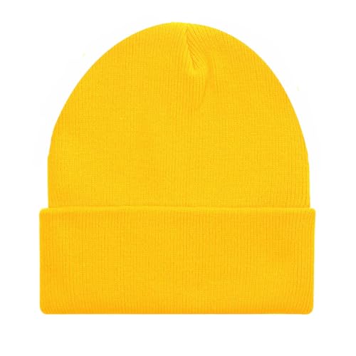 Image of ZOORON Beanie for Men Women Slouchy Winter Beanie Hats Cuffed Skull Caps