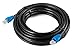 Price comparison product image Multi-cable Networking 15m Cat5E outdoor Direct Burial Ethernet Cable with RJ-45 Plug - UTP - CCA - Black - 15 meter with Cable ties
