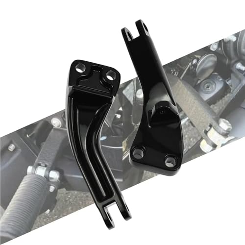 Supports repose-pieds moto arrière résistant aux vibrations pour Harley Dyna Fat Bob et Low Rider