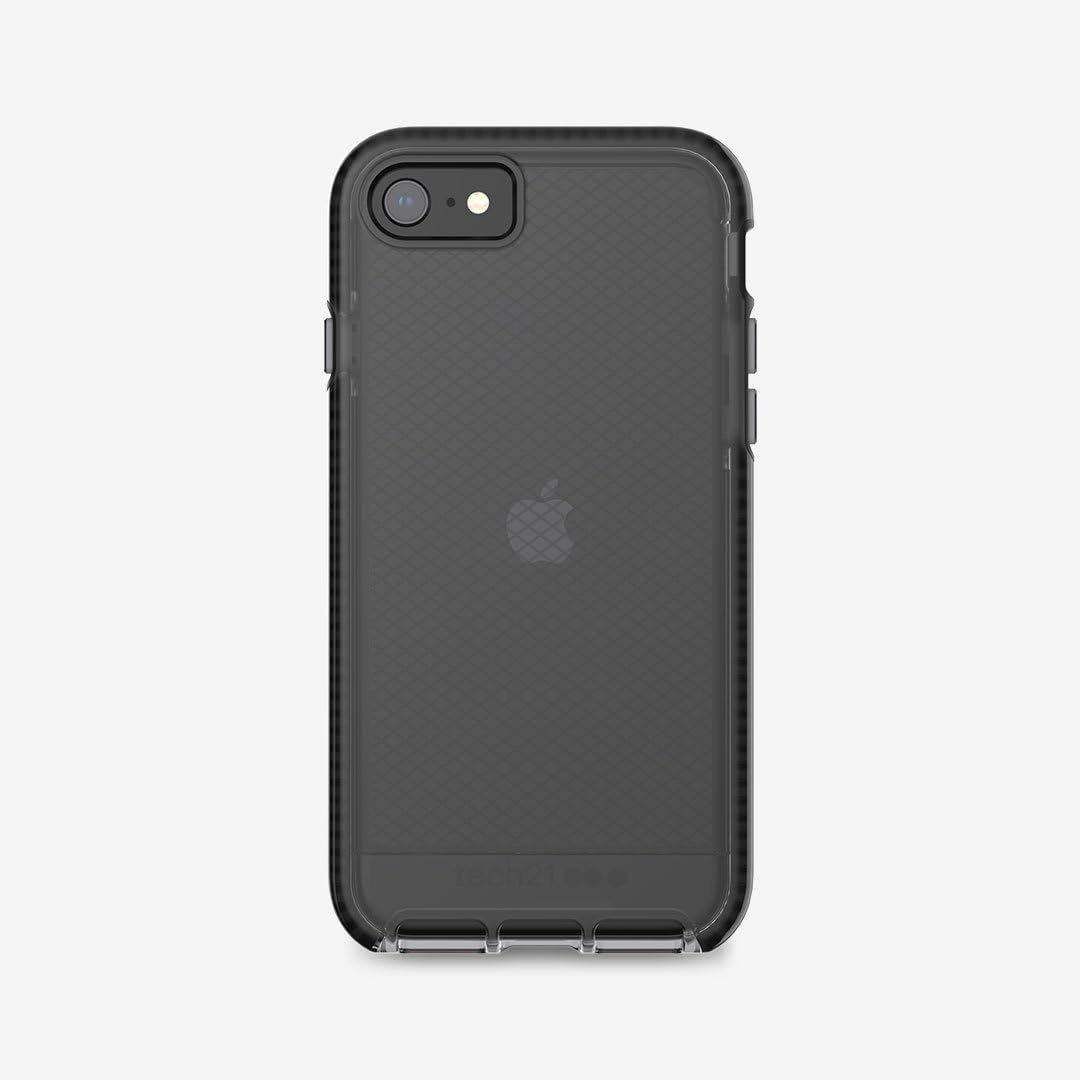 Tech21 Evo Check for iPhone (3rd GEN), SE 2020 (2nd GEN), 7/8 TPU Phone Case with Ultra-Protective Phone Case with 16ft Multi-Drop Protection