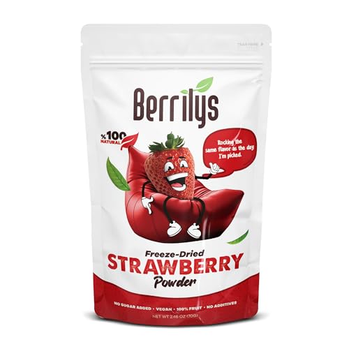 Berrilys Gefriergetrocknetes Erdbeerpulver 70g