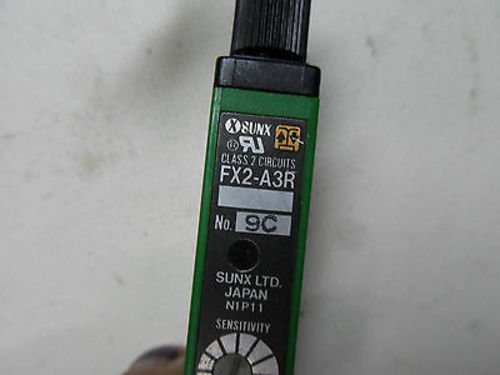 1 New Sun-X Fx2-A3R Fiber Optic Sensor Amplifier (X3-2)