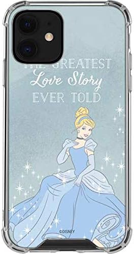 Skinit Clear Phone Case Compatible with iPhone 12 Mini - Officially Licensed Disney Cinderella Greatest Love Story Ever Told Design