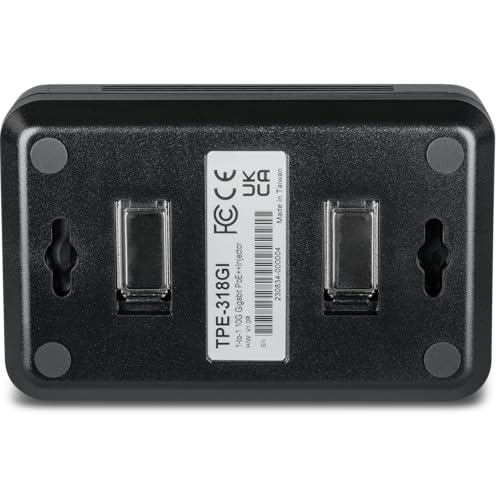 Image of TRENDnet 10G PoE++ Injector, TPE-318GI, Converts a NonPoE Port to A PoE++ 10G Port, Supplies PoE (15.4W), PoE+ (30W), or PoE++ (90W)