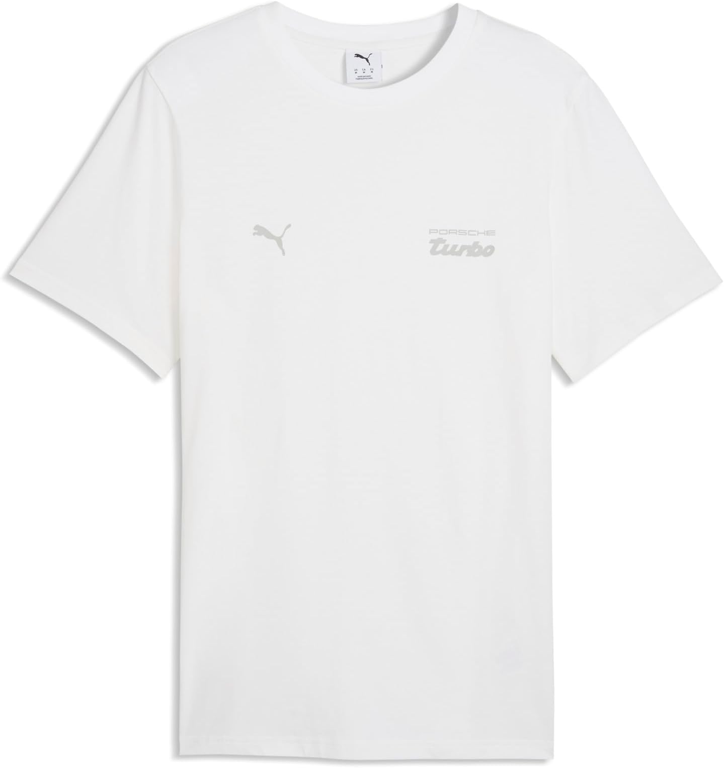 PUMA Mens Porsche Legacy Crew Neck Short Sleeve Casual Tops Casual - White