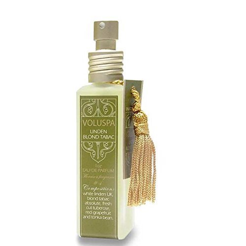 Voluspa Linden Blond Tabac Floraison Eau de Parfum Spray in Silk Bag 1 oz