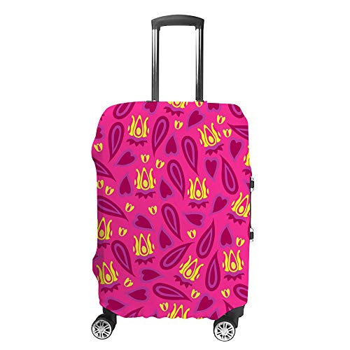 Housse de protection pour valise fleurie pour repérer votre bagage au terminal d'aéroport