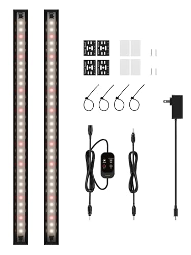 T5 Smart Grow Light for Indoor Plants,3500K Full Spectrum LED Plant Light Strips with 3/9/12H Auto...