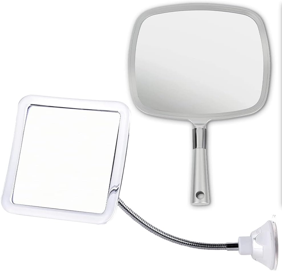 MIRRORVANA Flexible Fogless Shower Mirror for Bathroom