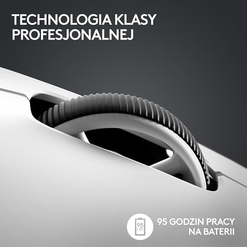 Logitech G G Pro X Superlight 2 Lightspeed 910-006638 Mysz Komputerowa, Biały, 12,5 x 6,35 x 4 cm