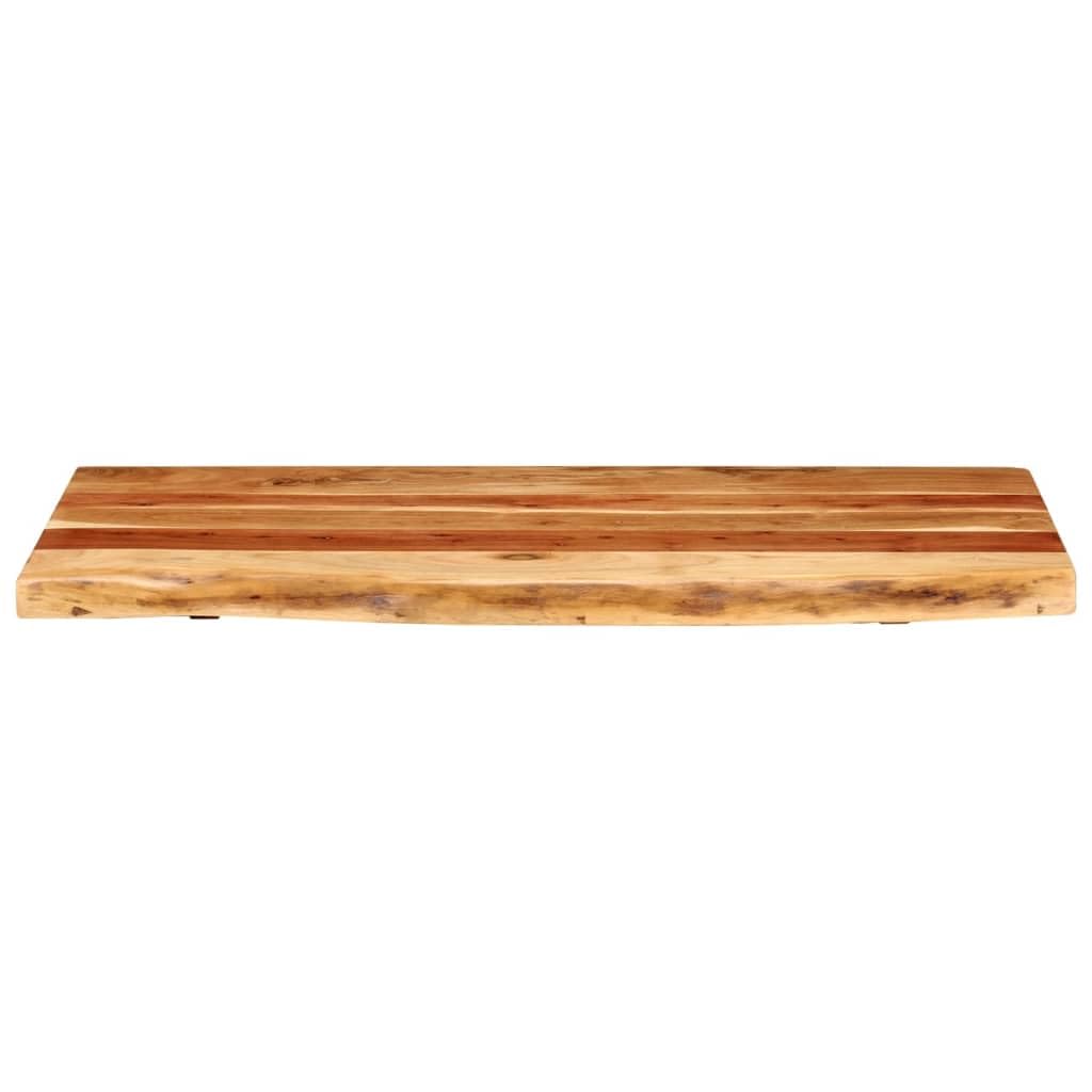Piano mobile lavabo da bagno Acacia 100x52x3,8 cm