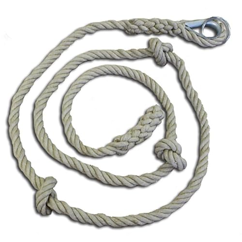 Corde à grimper 4 mètres avec nœuds intégrés Softee pour usage intérieur